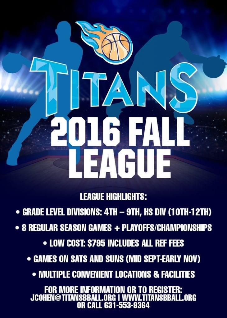 Titans Fall Basketball Teams