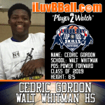 Cedric Gordon: Basketball Player 2 Watch